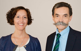 Laura Platini, Managing Director e Pietro Platini, Fondatore di Algodue Elettronica